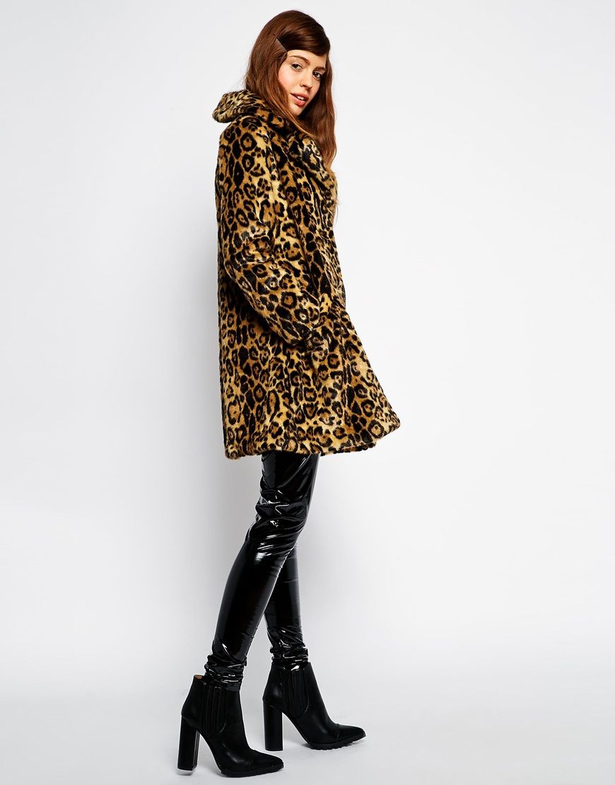 Leopard Vinyl Trench Boohoo Rainwear Fashion Fashion Vinyl Raincoat