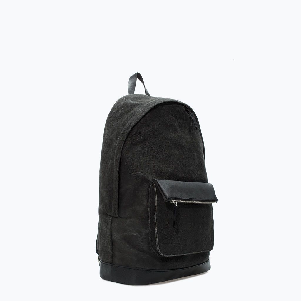 Zara Hombre Mochila Denim Http Www Zara Com Ve Es Hombre Bolsos Mochila Denim C269247p2137619 Html Canta