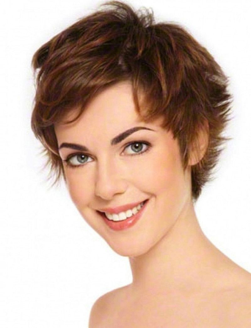 Dasging Short Brown Hairstyles Fransige kurzhaarfrisuren