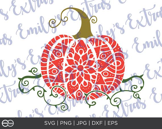 Download Halloween Pumpkin Mandala Svg File Fall File Silhouette Etsy Mandala Svg Halloween Pumpkins Svg