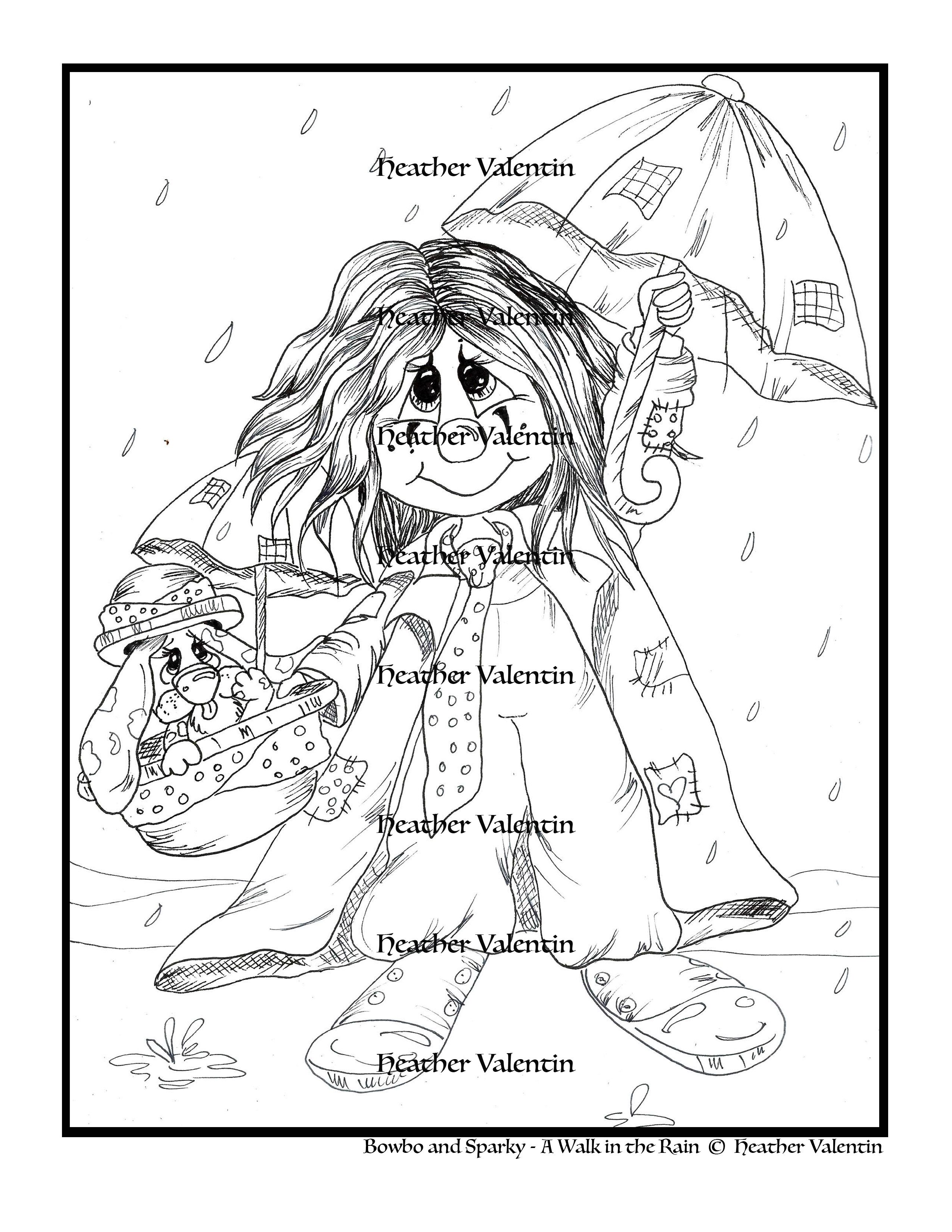 Mayde S Puppy Bathtime By Heather Valentin Lacy Sunshine Stamps C All Rights Reserved Fairy Coloring Pages Fairy Coloring Digi Stamps