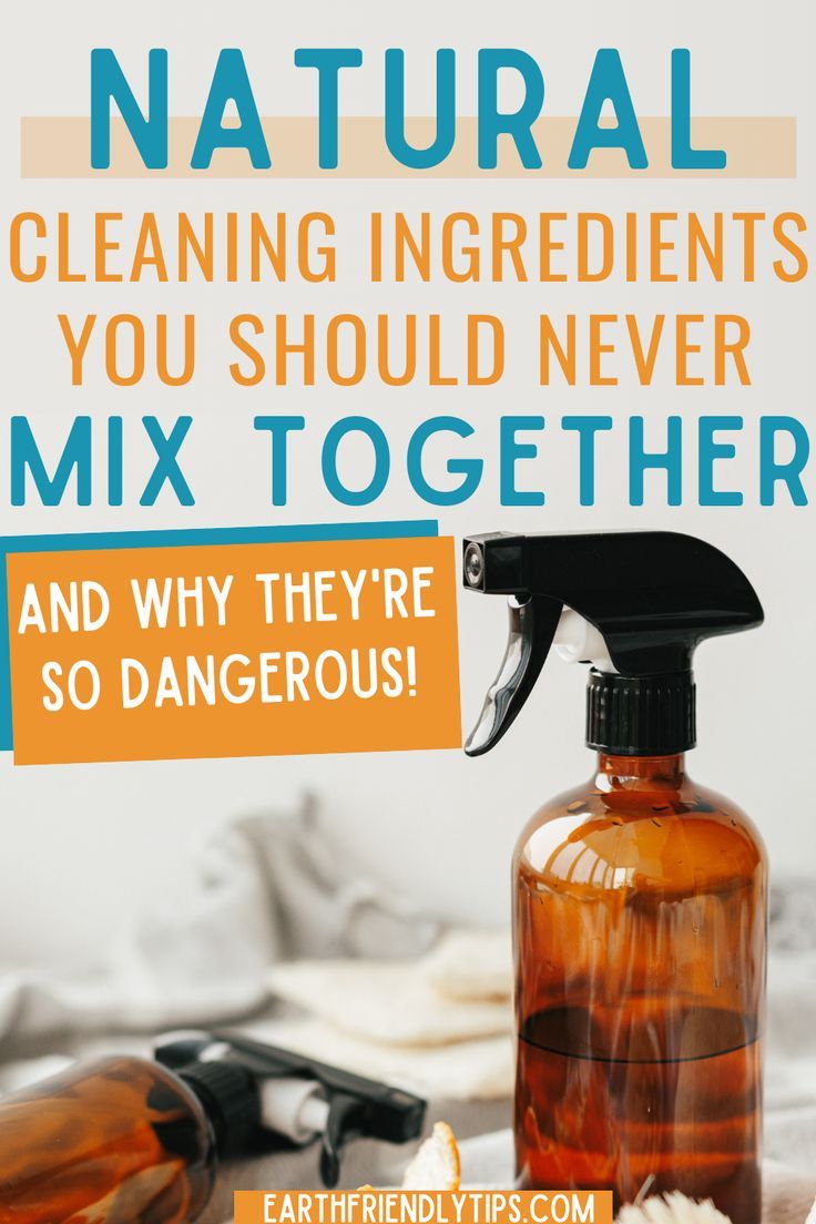 Natural Cleaning Ingredients You Should Never Mix