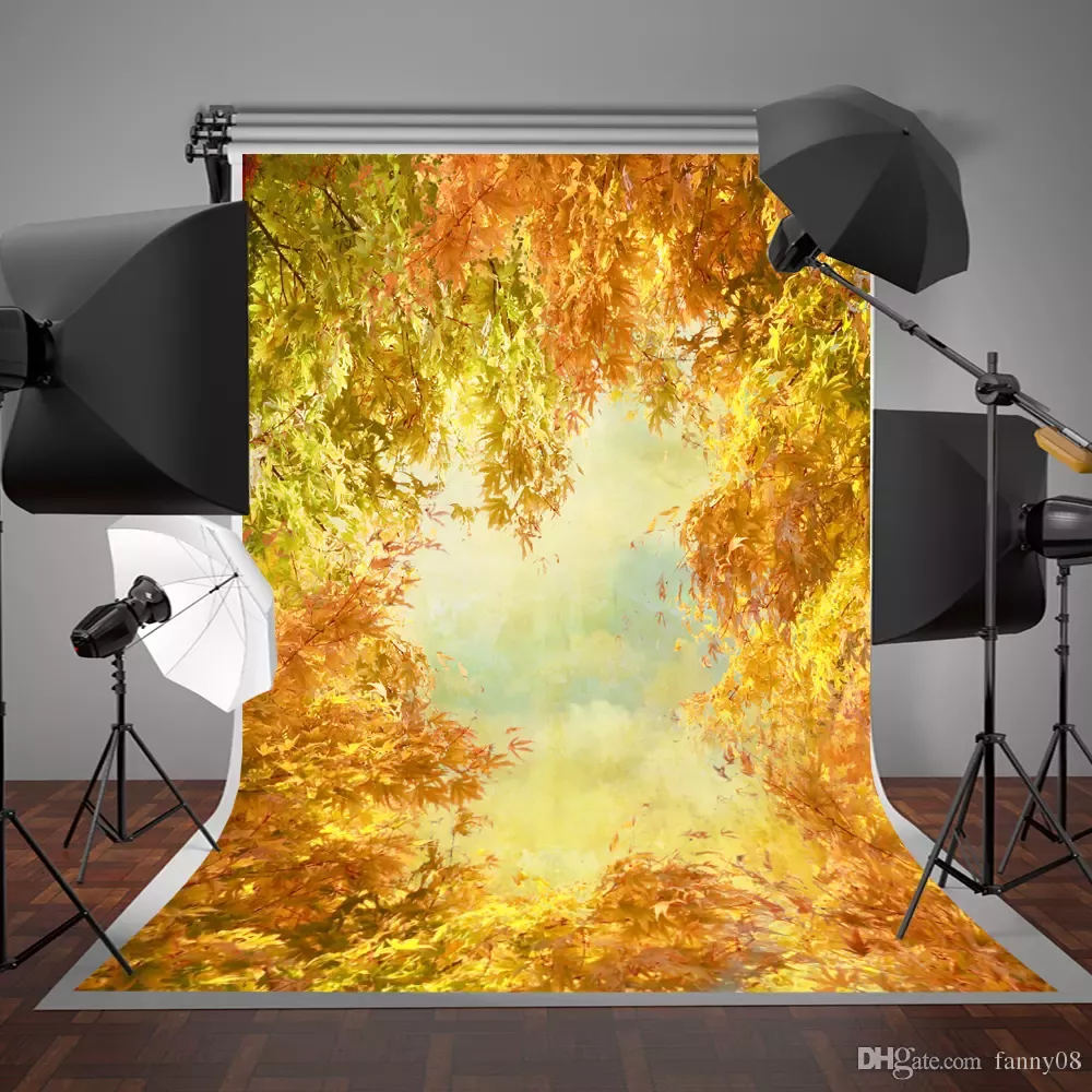 8x12 FT Vinyl Photography Background Backdrops,Cute Autumn Inspired Pattern with Natural Elements Hedgehogs Acorns and s Background for Child Baby Shower Photo Studio Prop Photobooth Photoshoot