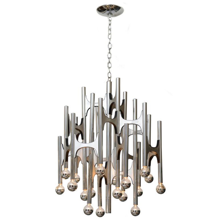 Italian Gaetano Sciolari Architectural Chandelier 1stdibs Com Chrome Chandeliers Metal - Ursula 24 3 4 Wide Silver Leaf And Crystal Pendant Light Italian Gaetano Sciolari Architectural Chandelier 1stdibs Com Chrome Chandeliers Metal - Ursula 24 3 4 Wide Silver Leaf And Crystal Pendant Light