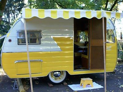 Before And After Vintage Camper Makeover Before And After Vintage Camper Makeover