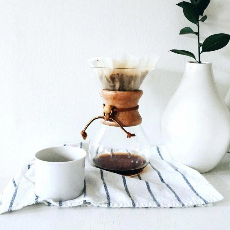 Chemex PourOver Glass Coffee Maker with Wood Collar 