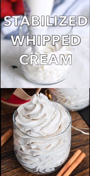 Stabilized Whip Cream Stabilized Whip Cream