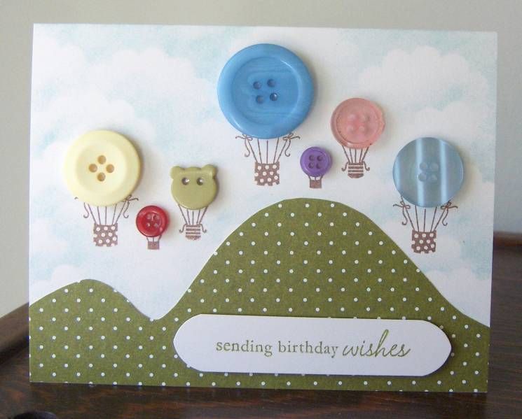 Ideas For Making Greeting Cards Part - 32: Button Greeting Cards Part 2: 14 More Ideas For Handmade Homemade Card Making