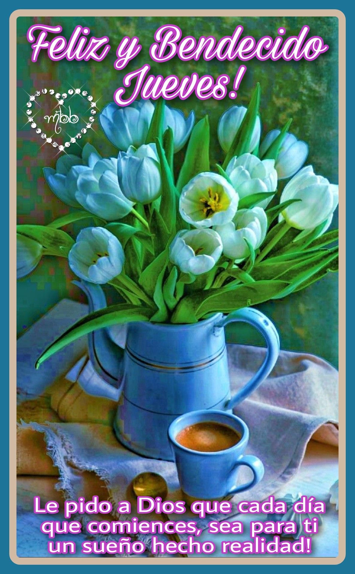 Feliz y Bendecido jueves! 🤗🙏🌹 | Good morning quotes, Beautiful morning