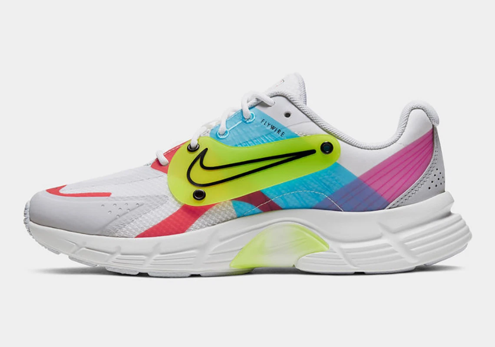 multi colored shoes nike