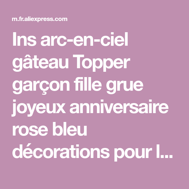 Ins Arc En Ciel Gateau Topper Garcon Fille Grue Joyeux Anniversaire Rose Bleu Decorations Pour La Fete Des Enfants Fournitures Lockscreen Lockscreen Screenshot Ins Arc En Ciel Gateau Topper Garcon Fille Grue Joyeux Anniversaire Rose Bleu Decorations Pour La Fete Des Enfants Fournitures Lockscreen Lockscreen Screenshot