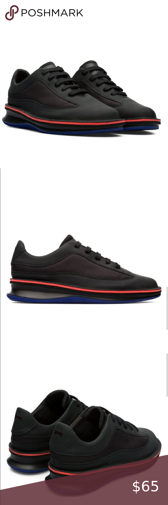 Camper Rolling Black Sneakers Our Rolling Women S Sneakers Feature A Modern Hybrid Design With Tech Infused Uppers And Mic Black Sneakers Sneakers Camper Shoes