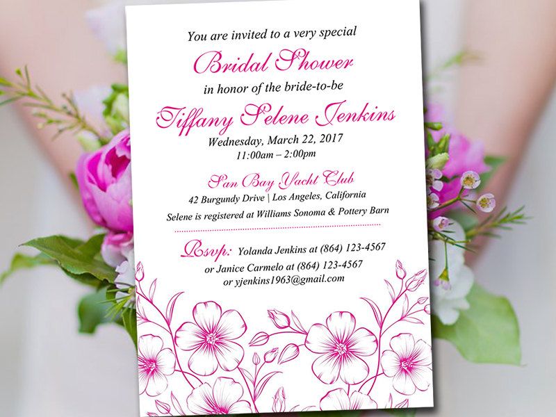 Bridal Shower Invitation Template - Wedding Shower Template - invitation template bridal shower Bridal Shower Invitation Template - Wedding Shower Template - invitation template bridal shower