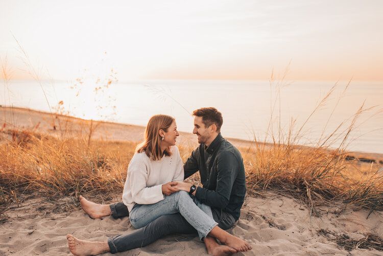 Warren Dunes State Park Engagement Session // Sawyer, MI // Peter & Bailey — Julia Maruyama Photography I Illinois Wedding Photographer Sawyer Michigan, Lake Michigan, Engagement Session, Engagement Photos, Warren Dunes, Our Friendship, Really Funny, State Parks, Illinois