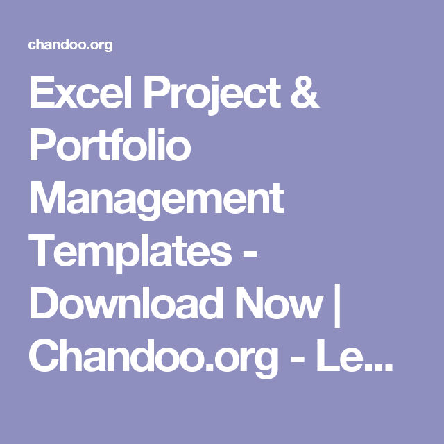 excel project portfolio management templates download now portfolio management excel download