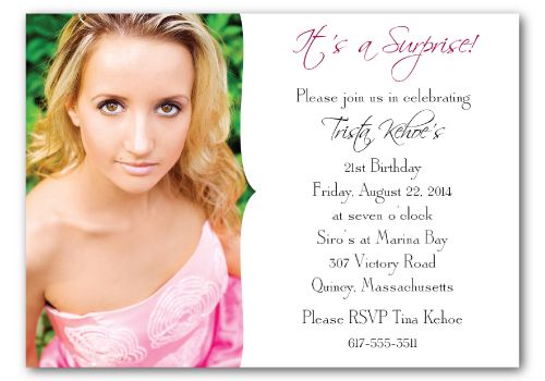 birthday party announcements