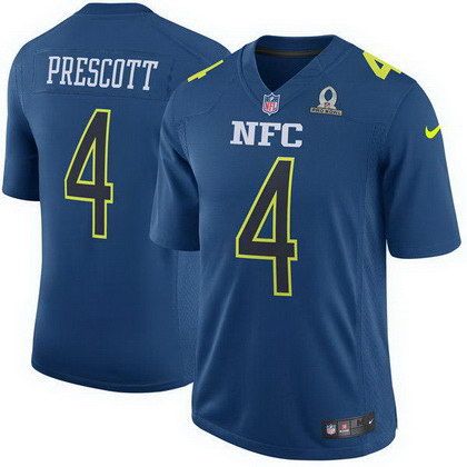 Dak Prescott Navy 2017 Pro Bowl Jersey 