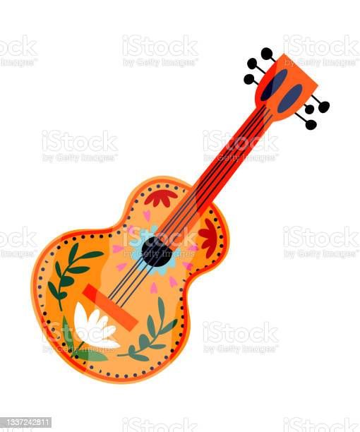 Flower Ornaments, Musical, Music Instruments, Guitar, Flowers, Diy, Vectors, Instruments, Mexican