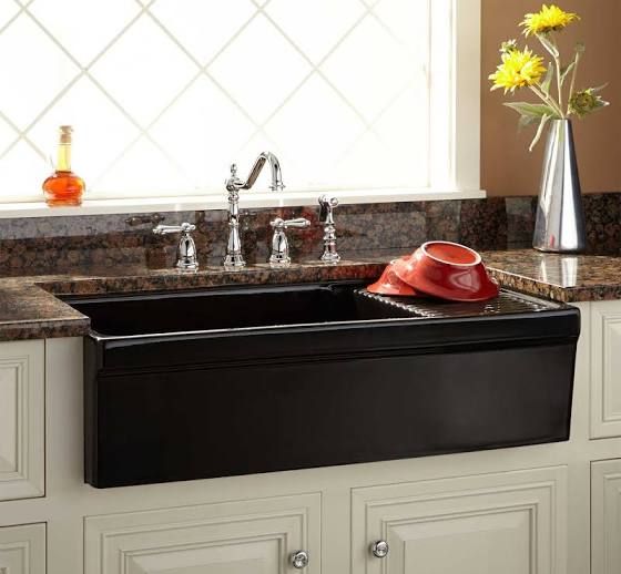 Black Farmhouse Sink Fireclay Kitchen - Fireclay Kitchen Sink With Drainboard Black Farmhouse Sink Fireclay Kitchen - Fireclay Kitchen Sink With Drainboard