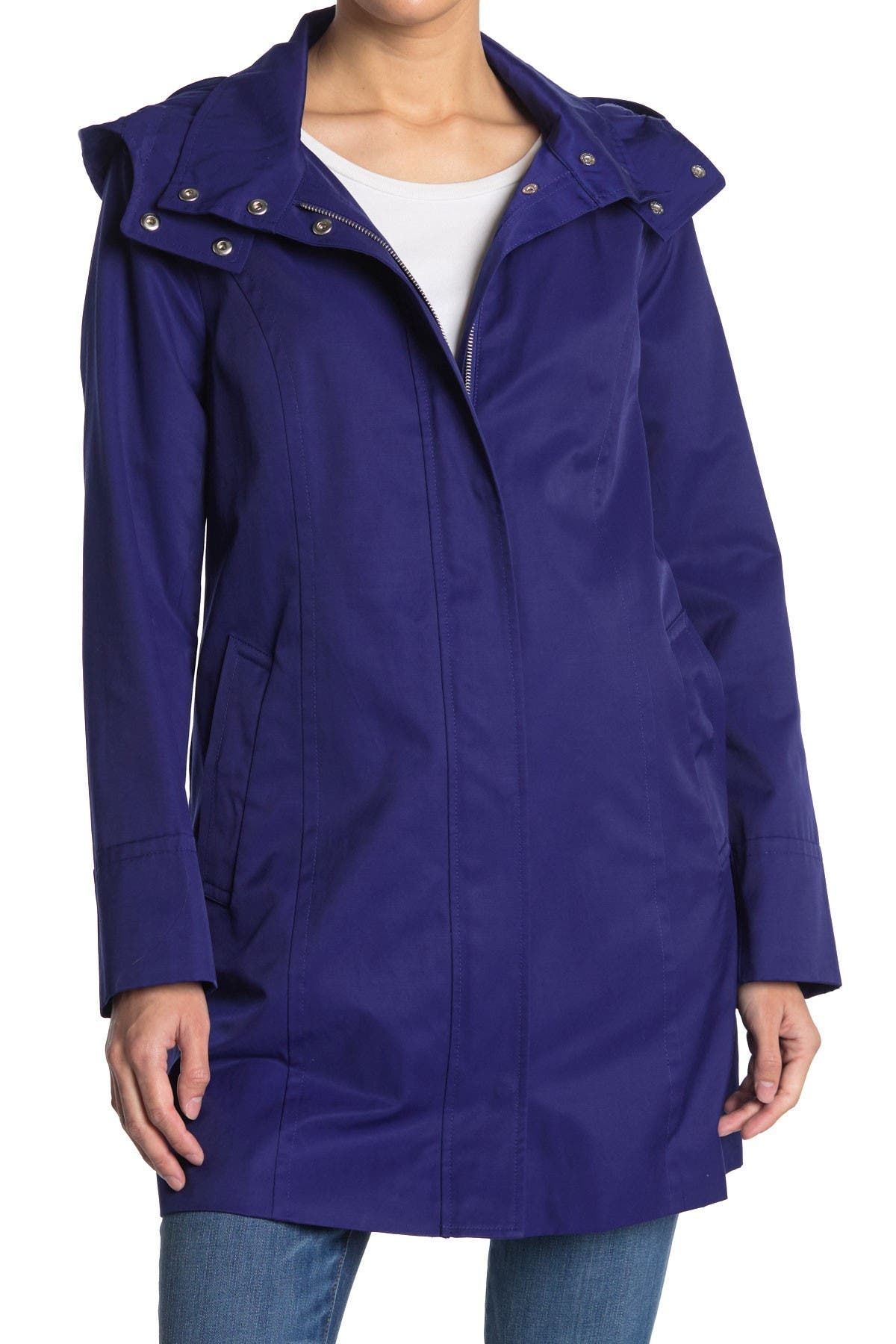 Solid Hooded Rain Jacket | Nordstromrack in 2021 | Hooded rain jacket