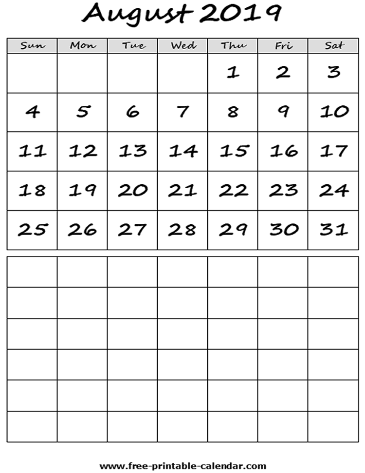 2019 august calendar | Print 2019 calendars | August ... 2019 august calendar | Print 2019 calendars | August ...