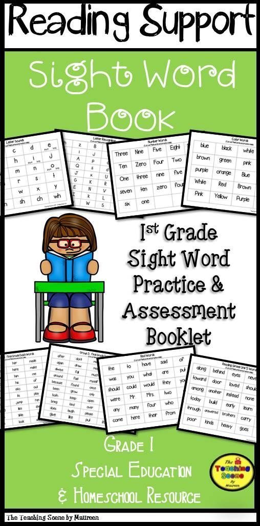 First Grade Sight Word Student Booklet Sight words, First grade sight First Grade Sight Word Student Booklet Sight words, First grade sight