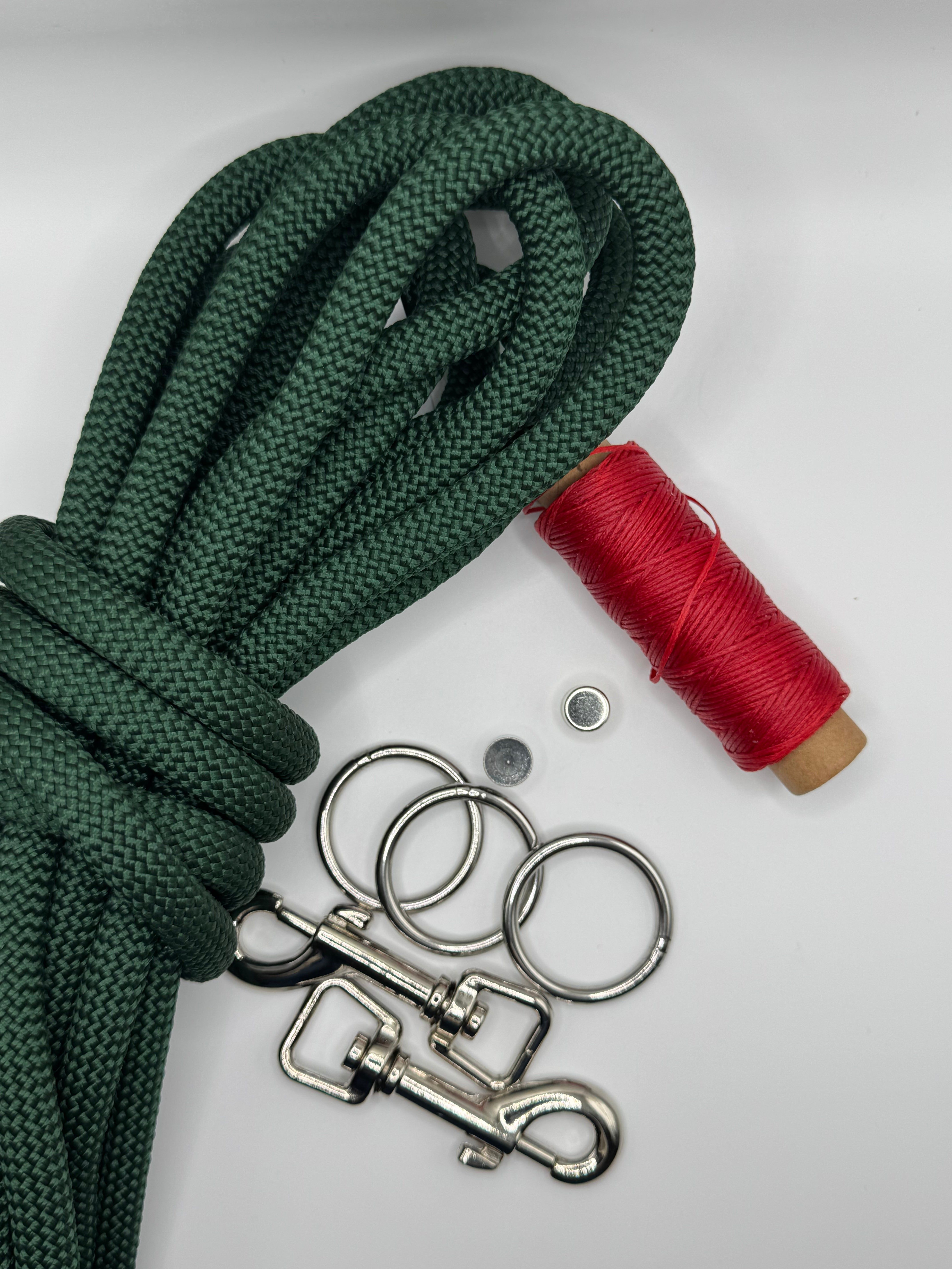 DIY - Tauleine Variante 3 - Aubergine / Gold / Mint