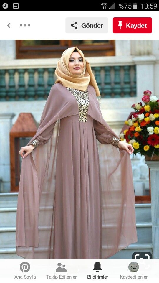 Pin By Oznur Kurt On Giyim Abiye Muslim Fashion Outfits Hijab Fashion Abaya Fashion