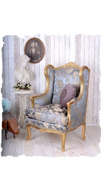 Ohrensessel Blumenmuster Sessel Ohrensessel Barock Sessel Ohrensessel Blumenmuster Sessel Ohrensessel Barock Sessel