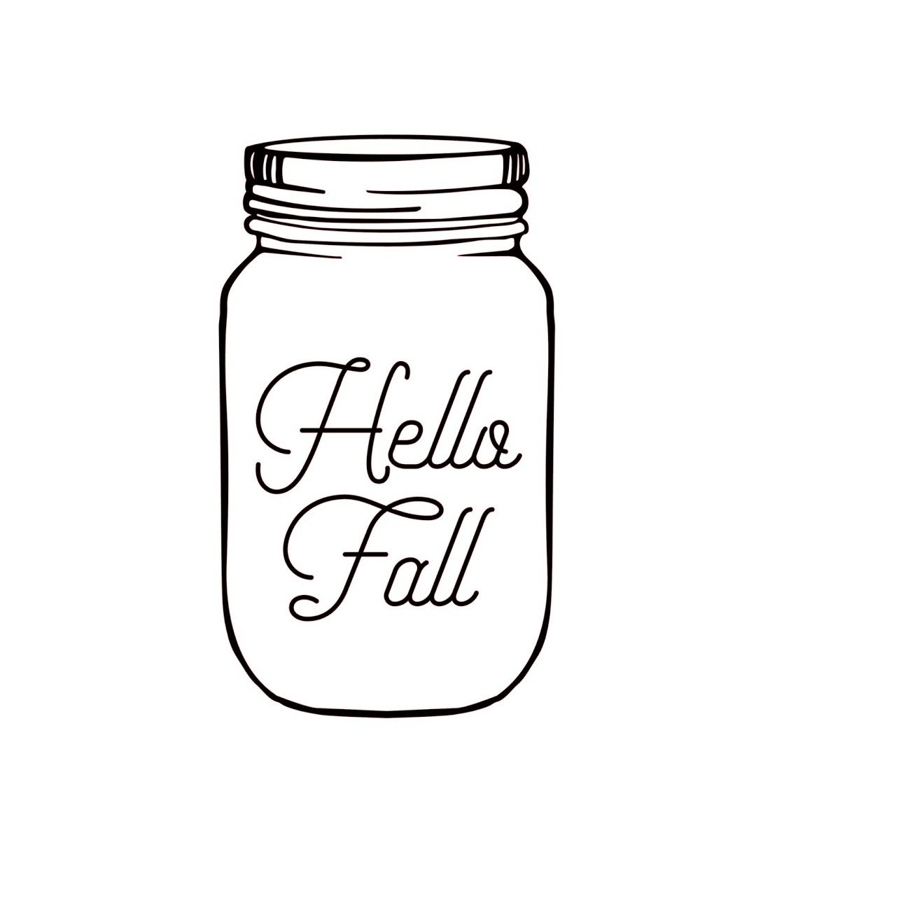 Download Displaying Hello Fall Mason Jar.jpg | Fall mason jars ...