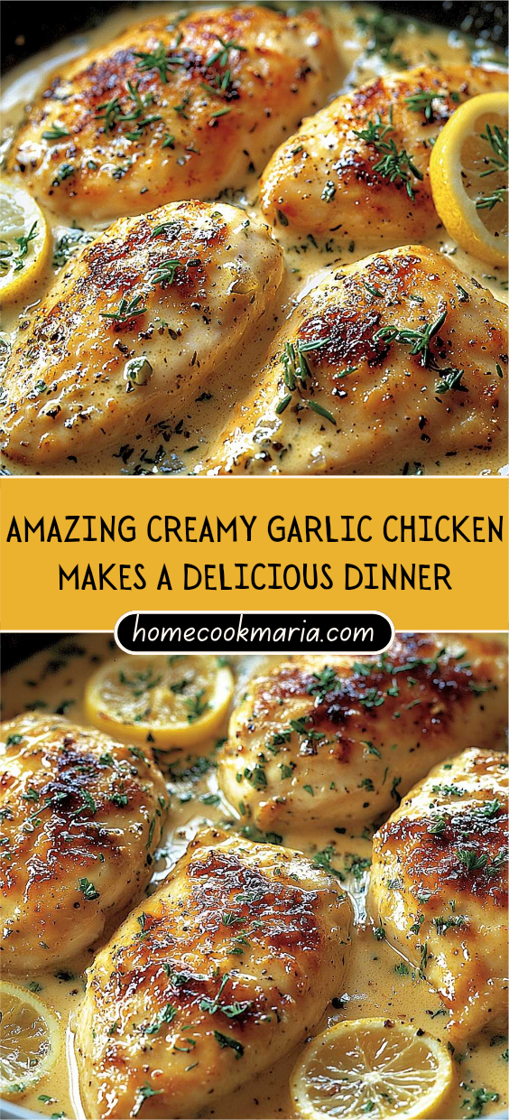Creamy Garlic Chicken: The Ultimate Recipe for a Delicious Dinner