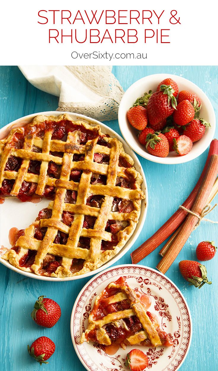 Strawberry and Rhubarb Pie combine the recipe for this Strawberry and Rhubarb Pie combine the recipe for this