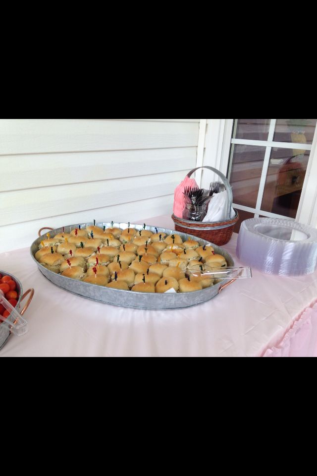 Food idea on galvanized tray. Outdoor baby shower, Galvanized tray, Outdoor baby Food idea on galvanized tray. Outdoor baby shower, Galvanized tray, Outdoor baby