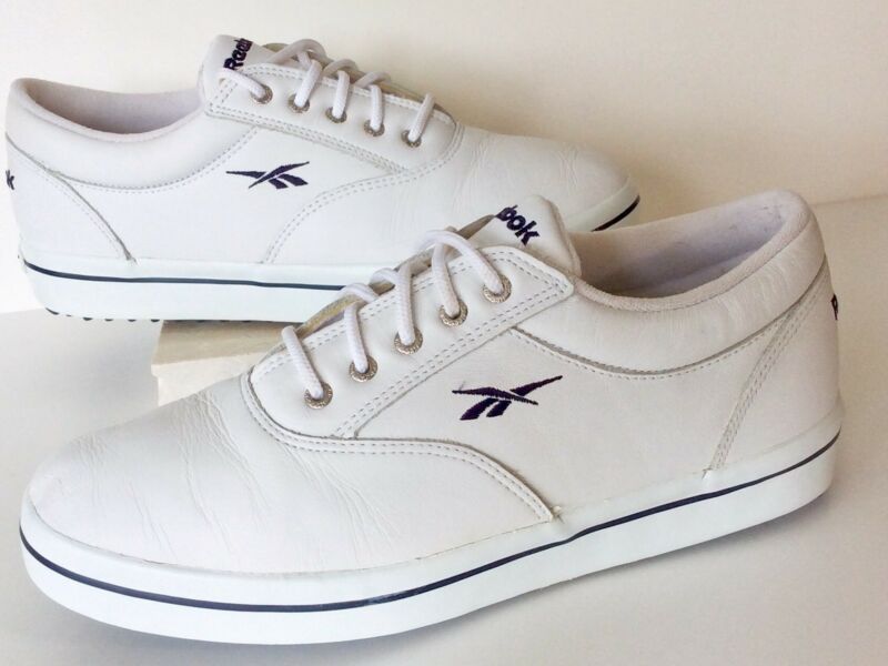 Reebok Golf Shoes Womens Size 10 White Leather Navy Blue Accents in 2020 | Golf shoes, Womens shoes sneakers, Women shoes