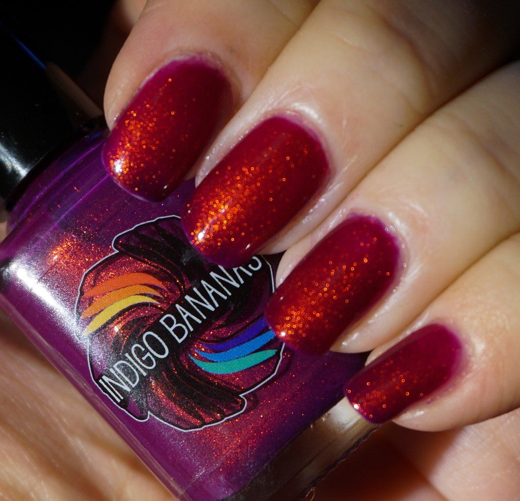 Cherry Pie Last Batch Red Thermal Up Shimmer Unicorn In Indigo Bananas Cherry Pie Red Magenta Purple Thermal Multichrome Shimmer Unicorn