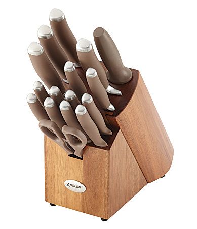 anolon suregrip 17 piece stainless steel cutlery block set dillard s in 2021 knife block set global knife set stainless steel cutlery anolon suregrip 17 piece stainless steel cutlery block set dillard s in 2021 knife block set global knife set stainless steel cutlery