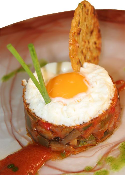 Deconstrucción Del Huevo A La Flamenca Huevo Comida Recetas