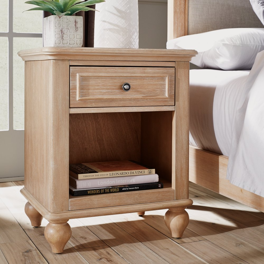 Country Natural Whitewash Nightstand Cambridge Rc Willey Furniture Store Country Natural Whitewash Nightstand Cambridge Rc Willey Furniture Store