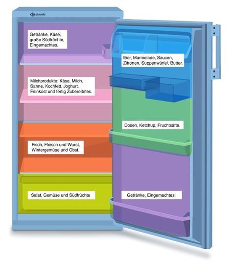 Kühlschrank richtig einräumen – so geht's! #lifehacks