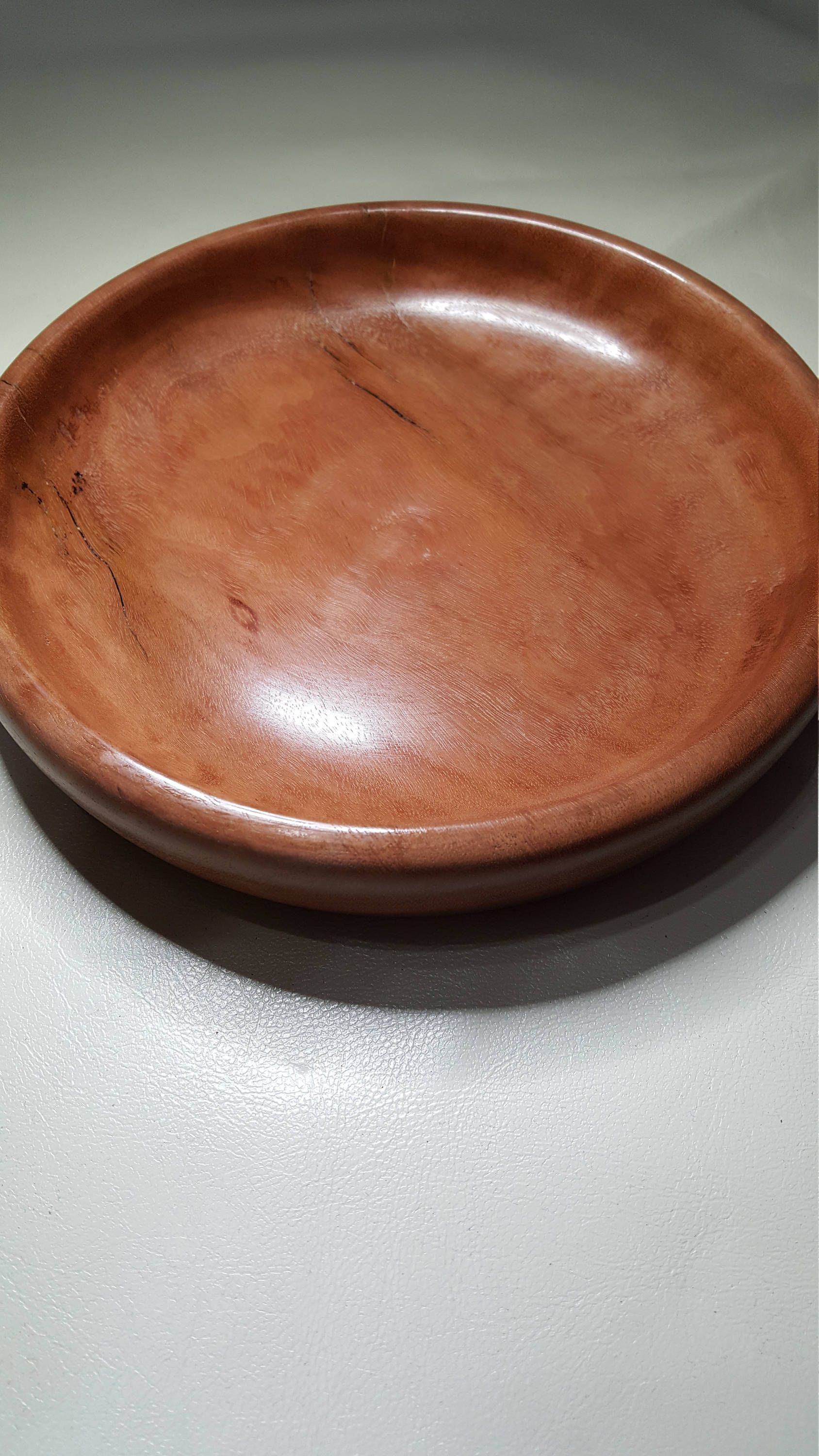 colour and shape Beautiful American walnut small platter plate bowl with some gorgeous figure