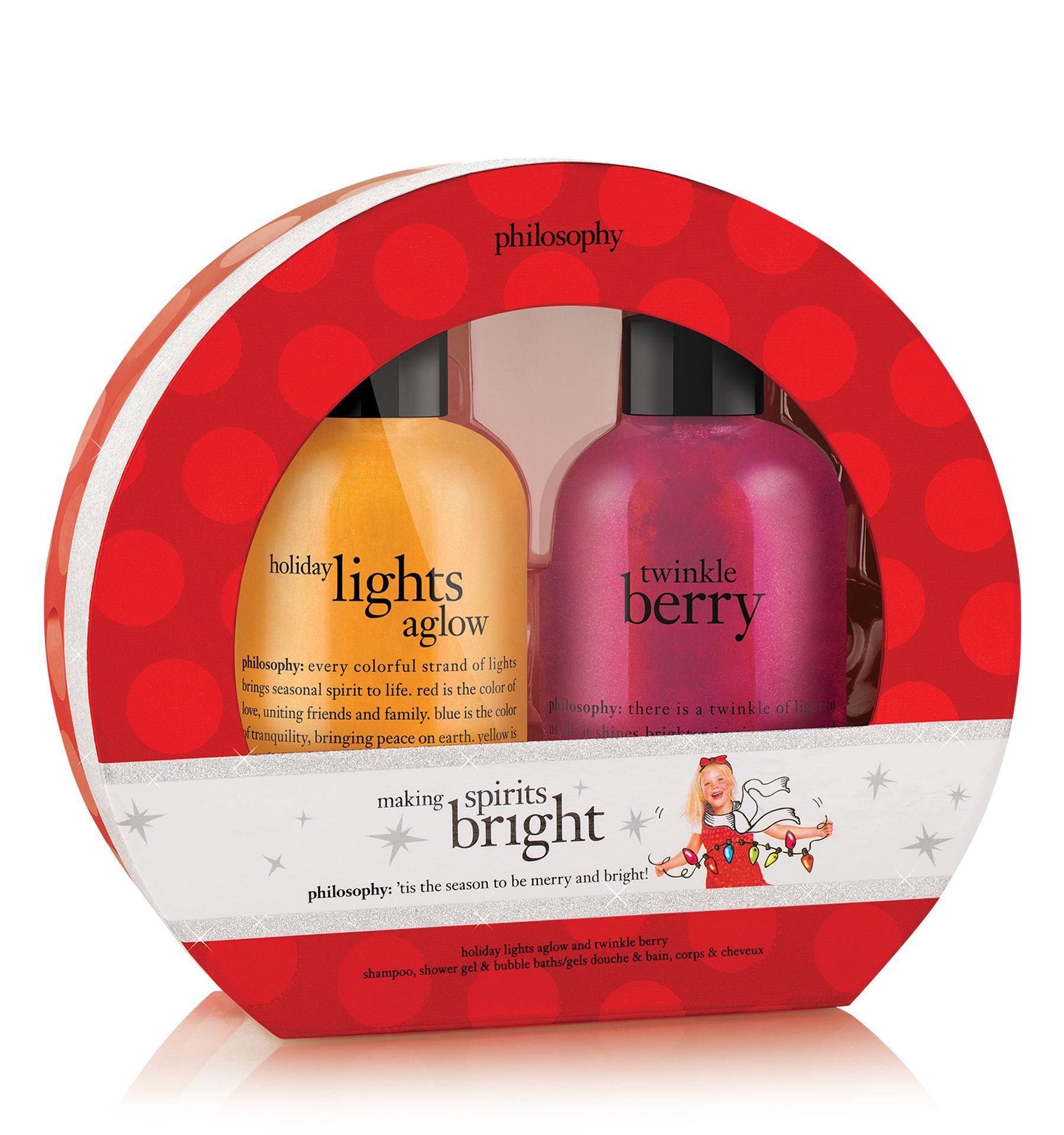 making spirits bright shower gel duo holiday lights aglow philosophy holiday lights aglow
