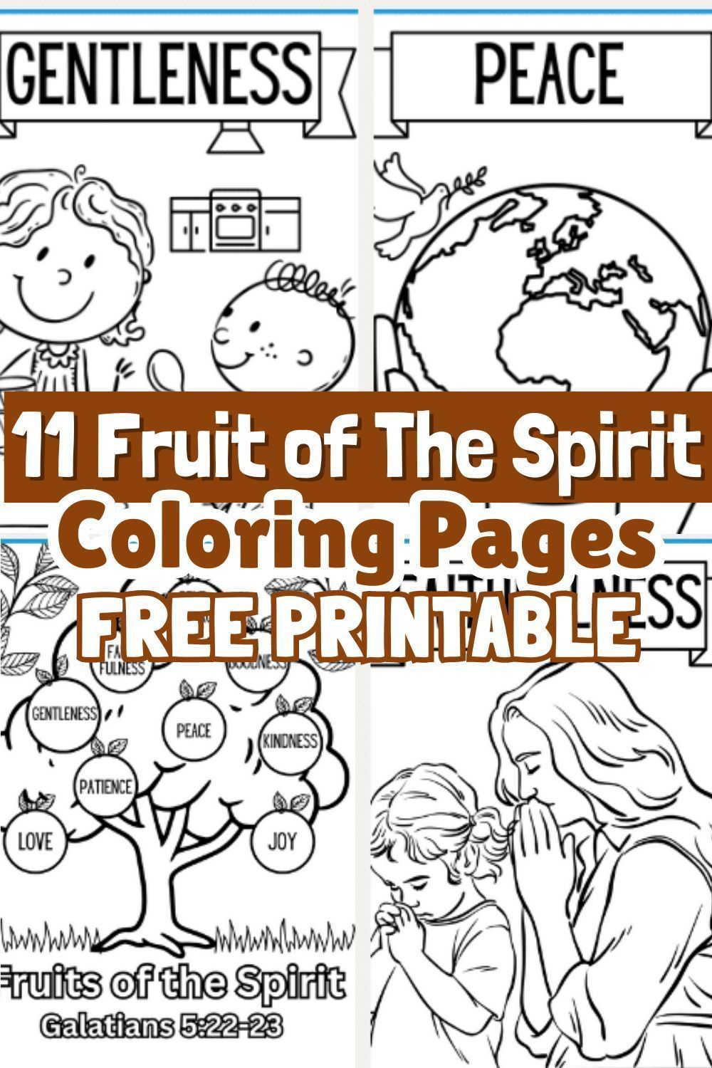 Fruit of the Spirit Coloring Pages - 4b00b372b3c369dbde3996cdae09c858
