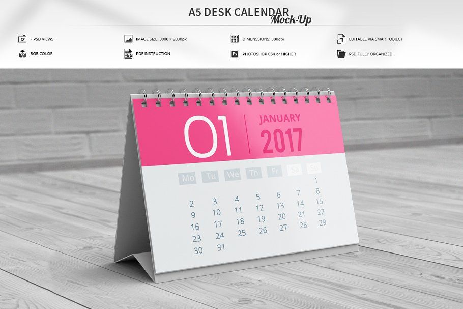Free Table Office Desk Tent Calendar Mockup Psd Set Good Mockups Desk Calendar Mockup Calendar Mockup Psd