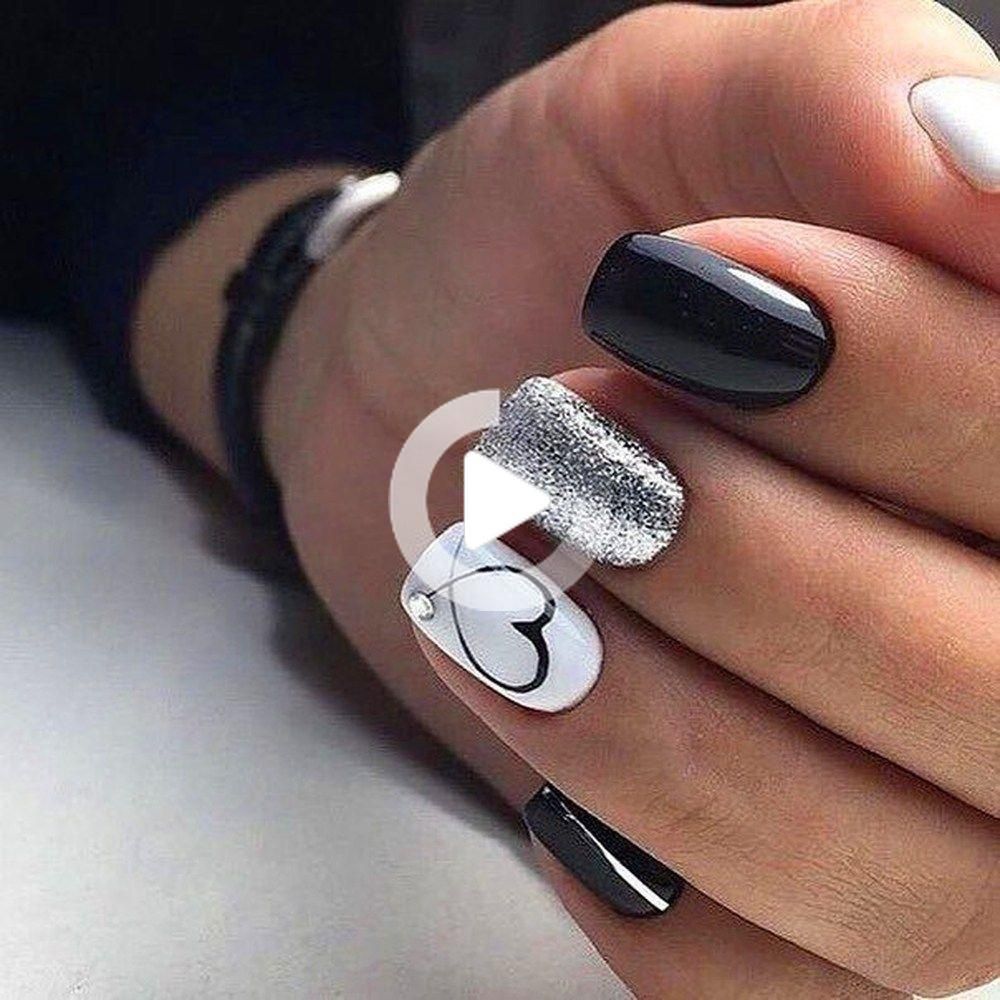 Simple Winter Short Nails Art Design Ideas 2018 2019 50 101outfit Com Short Nail Designs Trendy Nail Art Nail Art Designs