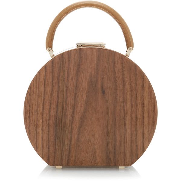 Buwood I18 Walnut Wood Top Handle Bag 3 795 Liked On Buwood I18 Walnut Wood Top Handle Bag 3 795 Liked On Polyvore Featuring Bags Handbags Brown Wooden Handbag