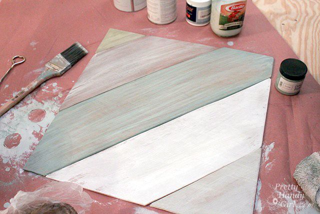 The Painted Distressed Wood Panel Tutorial Color Washed The Painted Distressed Wood Panel Tutorial Pretty Handy