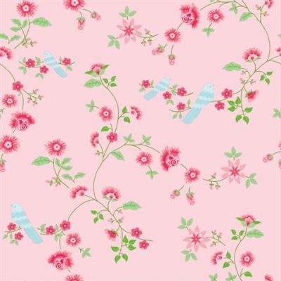 Bird Branches Pink 2000111 Bird Branches Pink 2000111