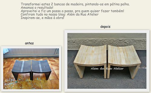 Aprenda a fazer pátina e deixe seus móveis com outra cara – Passo a passo – Além da Rua Atelier Pintura Patina, Decoupage, Patna, Painted Furniture, Dining Table, Home Decor, Flickr, Einstein, Youtube