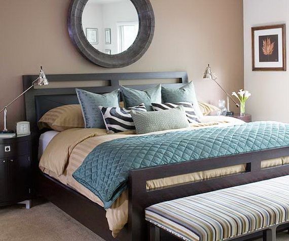 wodden furniture at blue bedroom interior designs ideas for blue bedroom ideas