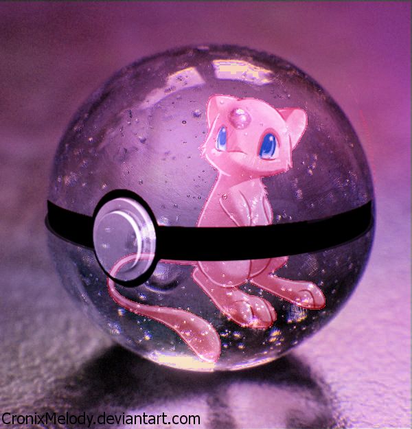 :GA: Mew Pokeball by CronixMelody on DeviantArt